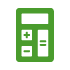 green calculator icon 