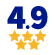 4.9 Average Rating on Google
